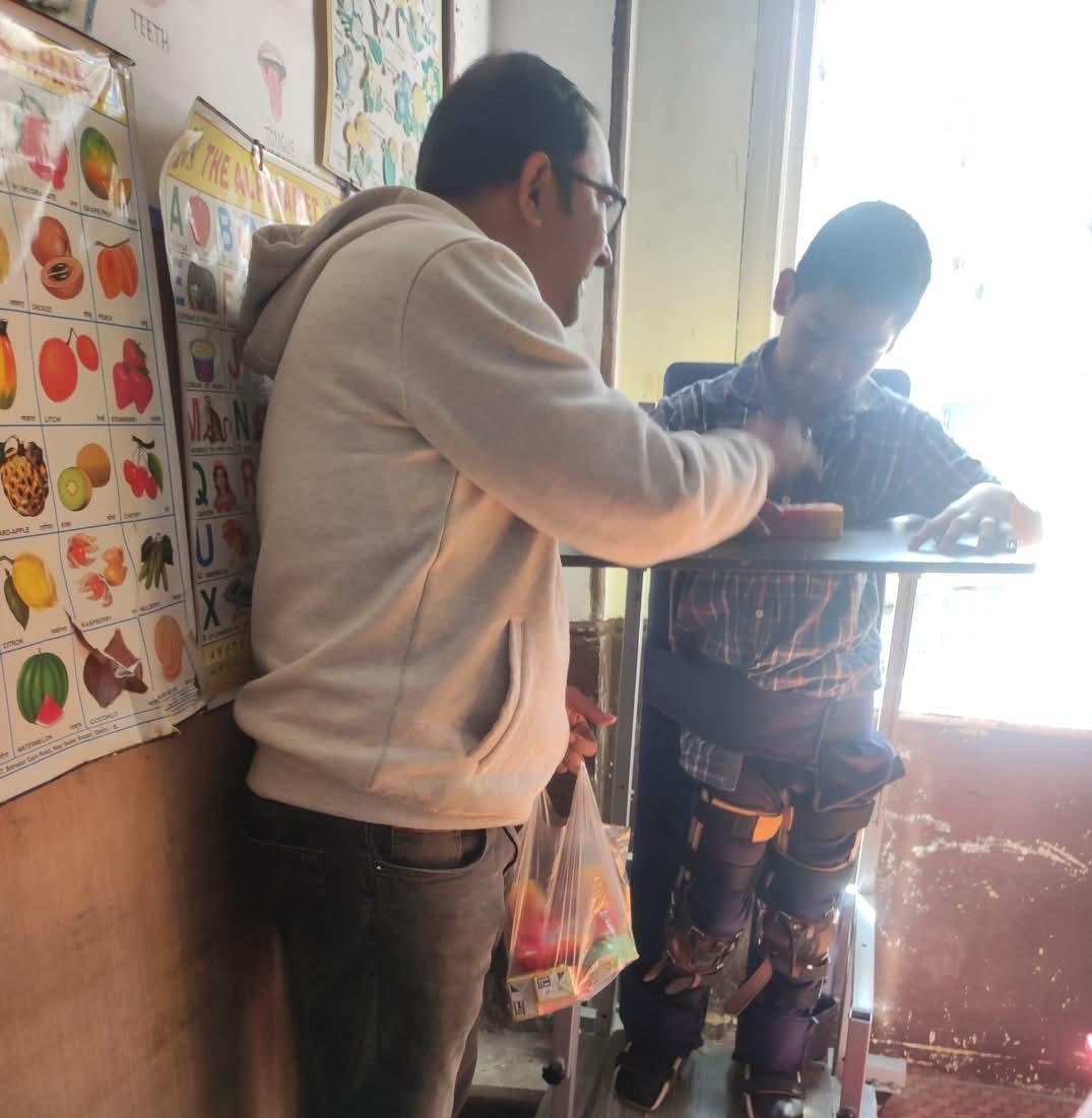 Snacks for the students at Darjeeling Hope Spastic Society School